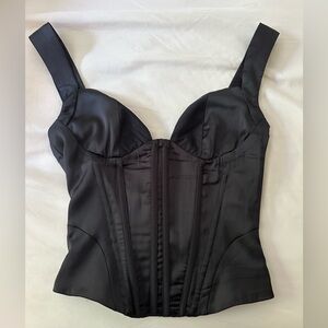 Princess Polly Black Corset Top